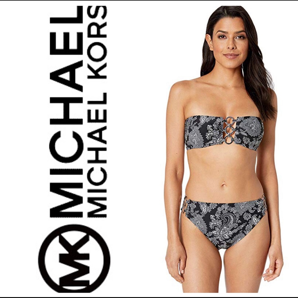 Michael Kors Paisely Bikini Swim Set-